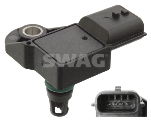 SWAG 60 10 3981 Sensor, boost pressure for DACIA RENAULT